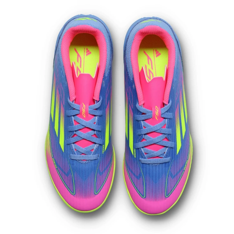 bota-adidas-f50-league-turf-nino-blue-fusion-lucid-lemon-lucid-pink-5