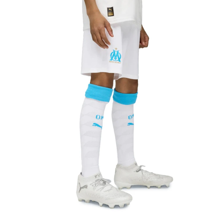 pantalon-corto-puma-olympique-marsella-primera-equipacion-2025-2026-nino-white-bleu-azur-2
