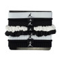 Jordan Elastic Sport Mixed Width (8 piezas)-White-Black