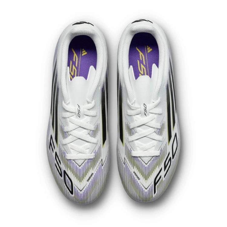 bota-adidas-f50-league-fg-mg-nino-blanco-5