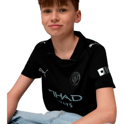 Maillot Extérieur enfant Manchester City 2025-2026