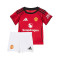 Tenue adidas Domicile Manchester United 2025-2026 Bébé
