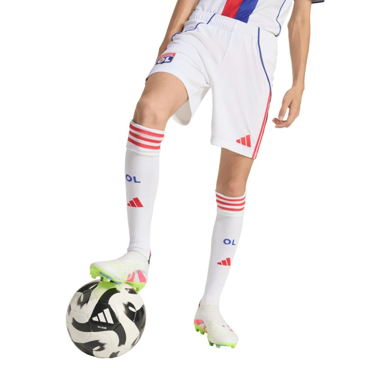pantalon-corto-adidas-olympique-lyon-primera-equipacion-2025-2026-nino-white-2