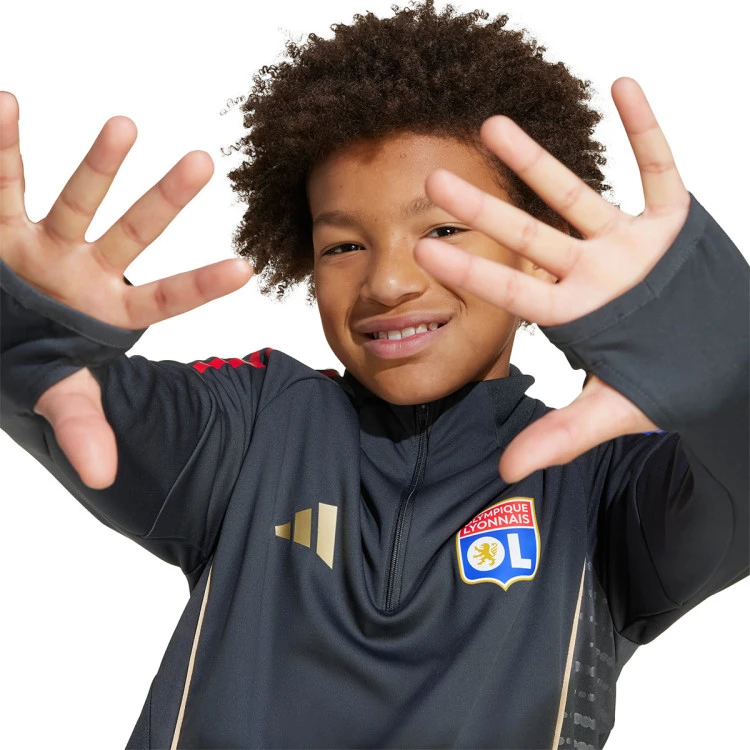 sudadera-adidas-olympique-lyon-training-2025-2026-nino-carbon-hazy-beige-4