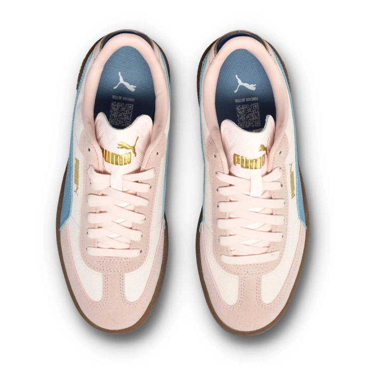 zapatilla-puma-club-ii-era-nino-rosa-4