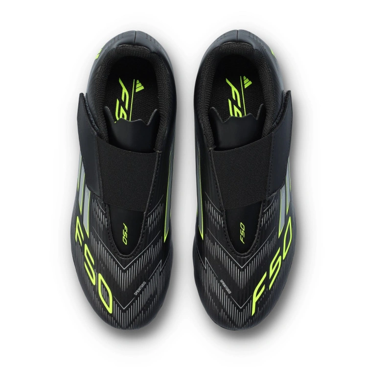 bota-adidas-f50-verein-klettverschluss-fur-kinder-fg-mg-negro-5