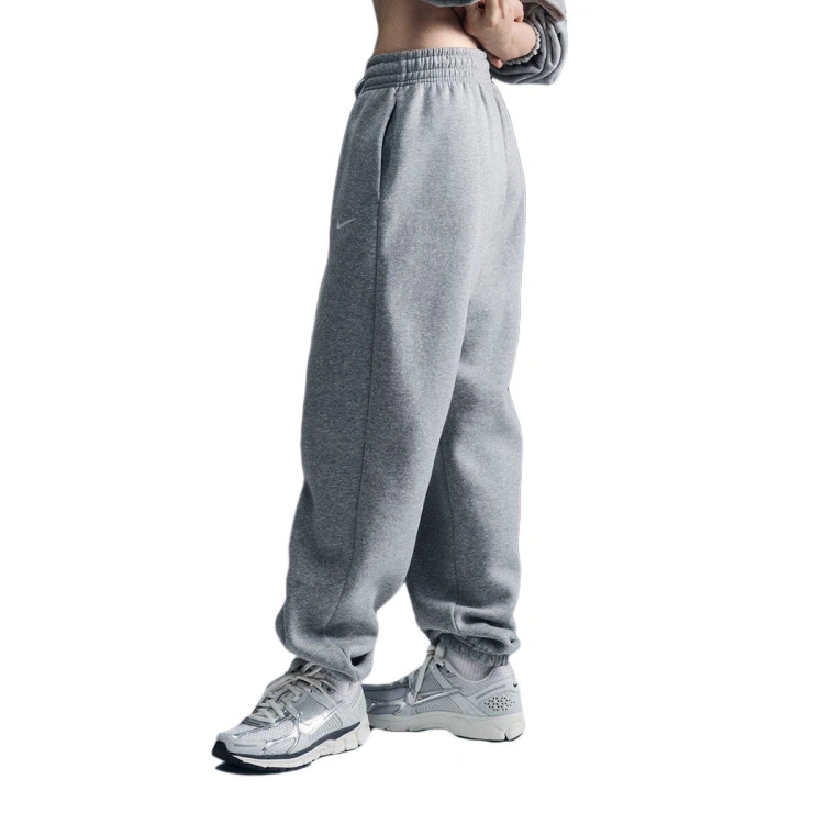 pantalon-largo-nike-sportswear-fleece-2-mujer-dark-grey-heather-sail-1