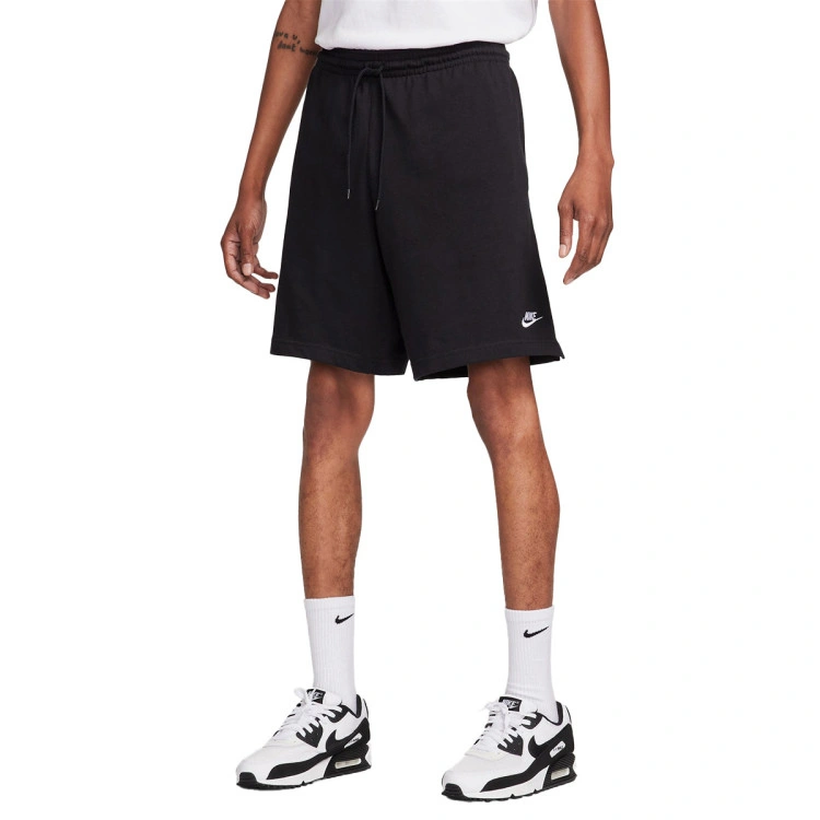 pantalon-corto-nike-club-knit-black-white-5
