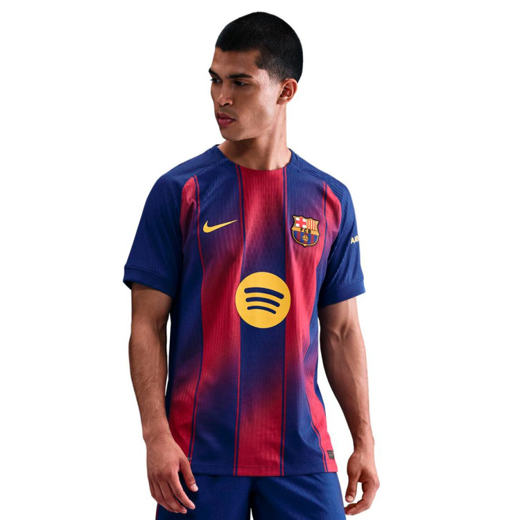Maillot De Foot FC Barcelone Homme - Taille M - Bleu Marine - Manches Courtes