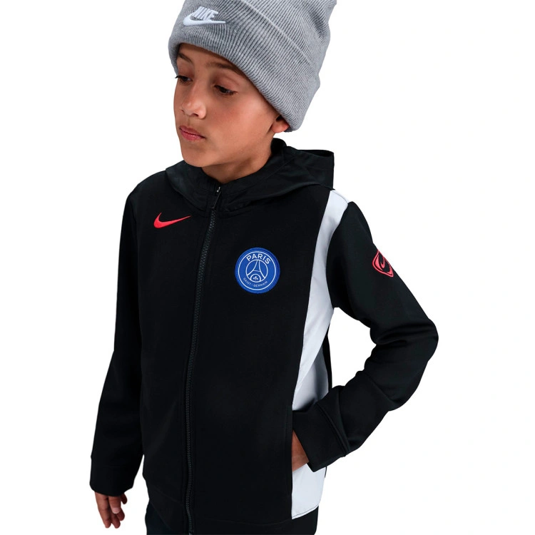 chandal-nike-psg-fanswear-2025-2026-nino-black-white-global-red-no-sponsor-3rd-2