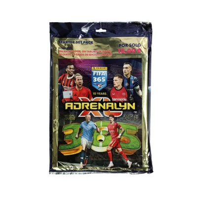 Megapack (classeur+4cartes+3 cartes+guide+comprimé) Adrenalyn Fifa 365 2024-2025