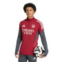 Arsenal FC Training 2025-2026-Team Coll Burgundy-Dark Grey