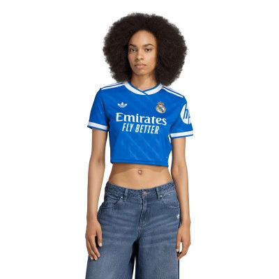 Maillot Troisième kit Real Madrid Croptop 2025-2026