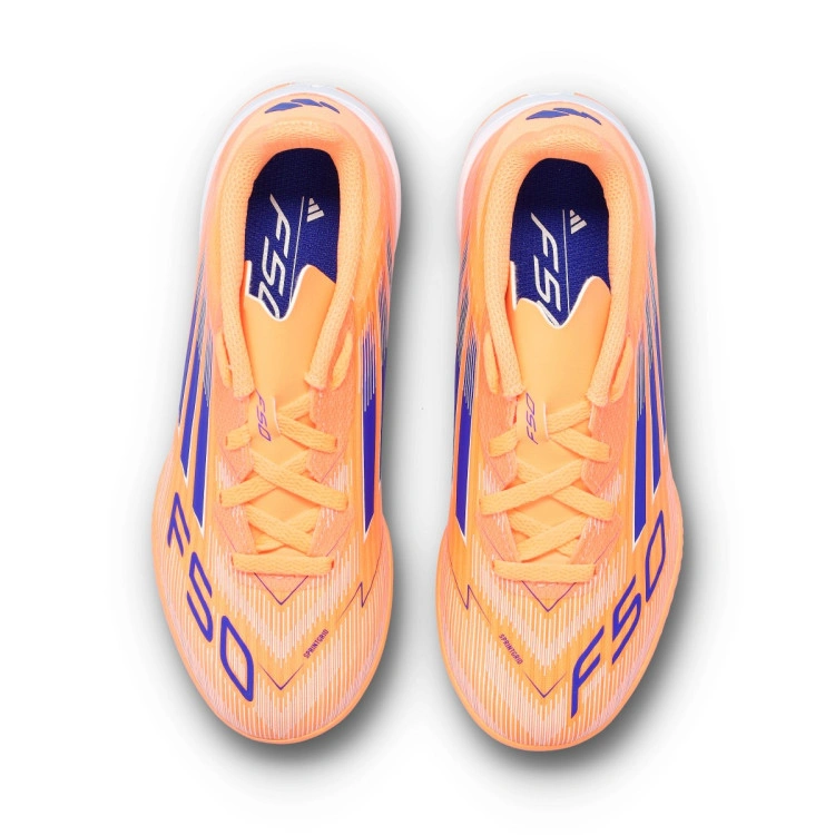 bota-adidas-f50-league-turf-nino-naranja-5