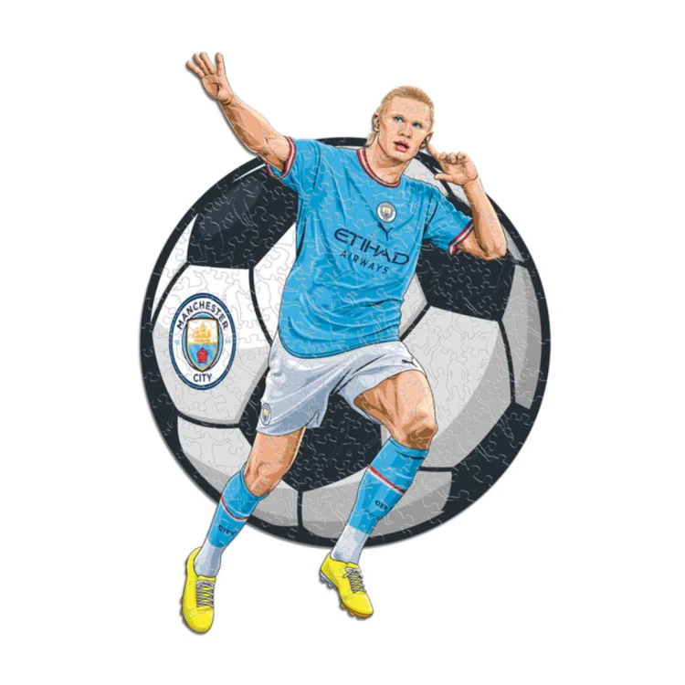 iconic-puzzles-erling-haaland-puzzle-madera-150-piezas-blue-2