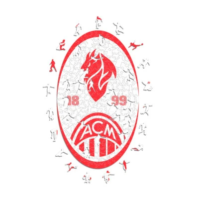 Ac Milan Retro Puzzle en bois (150 pièces)