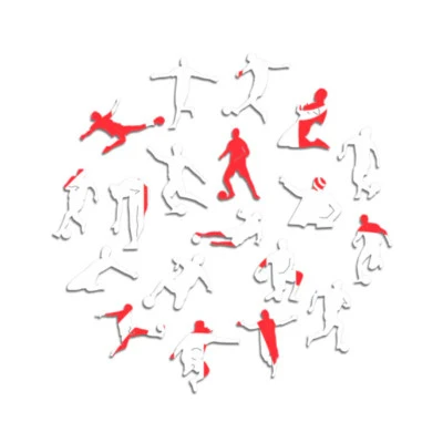 Ac Milan Retro Puzzle en bois (150 pièces)