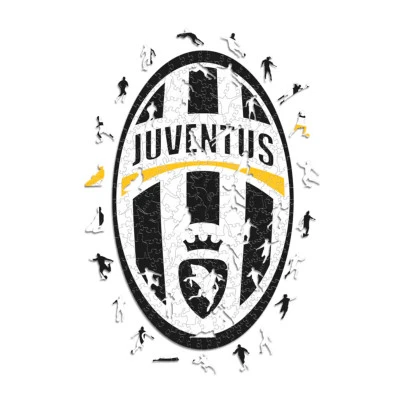 Puzzle en bois rétro Juventus Fc (150 pièces)