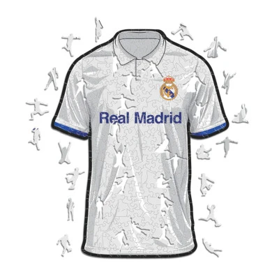 Puzzle en bois maillot du Real Madrid (150 pièces)