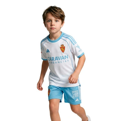 Tenue Real Zaragoza Première Kit 2025-2026 Enfant