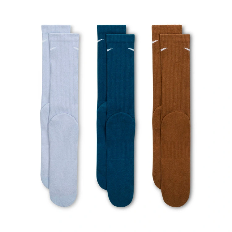 calcetines-nike-everyday-plus-cushioned-3-pares-ghost-blueforce-mosswoodbrown-2