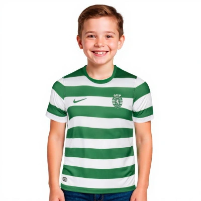 Maillot Enfant Domicile Sporting Portugal 2025-2026