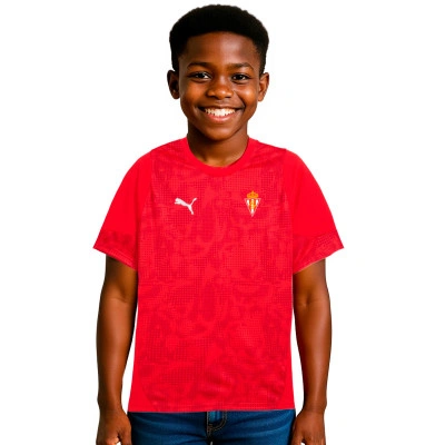 T-Shirt enfant Sporting Gijon Training 2025-2026