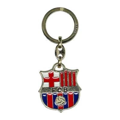 Porte-clés Écusson doré du FC Barcelona