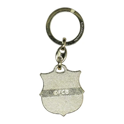 Porte-clés Écusson doré du FC Barcelona