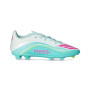 Enfant F50 Messi League FG/MG-White-Lucid Pink-Flash Aqua