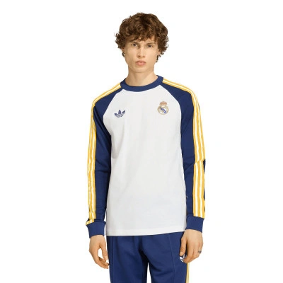 T-Shirt Real Madrid Originals Collection Manches Longues Fanswear 2025-2026