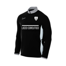 Sweat-shirt Academy 25 Drill Top Donna Istituto Scolastico Giovanni Paolo II Black-Wolf Grey