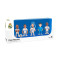 Pack 5 Minix Mbappé, Vini, Bellingham, Courtois, Carvajal - Real Madrid (7 Cm)