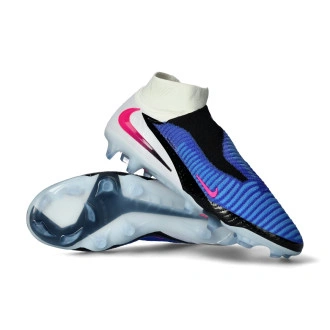 Chaussure de football Phantom 6 High Elite FG Racer Blue-Pink Blast-White