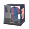 Boîte vitrine du maillot du FCB de Raphinha 2024-2025