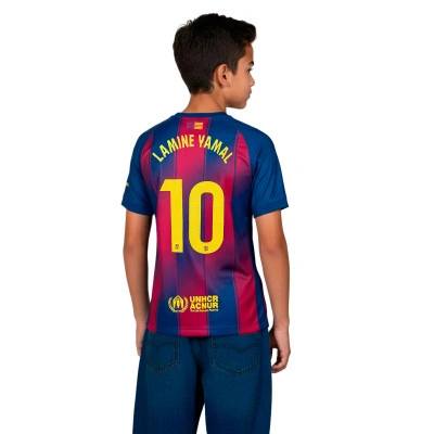 Maillot Enfant Lamine Yamal FC Barcelona domicile 2025-2026