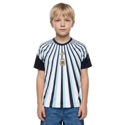 T-Shirt Enfant Argentine Pré-Match Domicile Coupe du Monde 2026