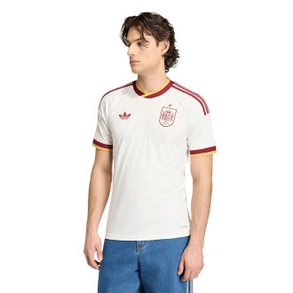 Maillot Espagne Extérieur Coupe du Monde 2026 off white