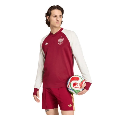 Maillot Espagne Pré-Match Extérieur M/L Coupe du Monde 2026