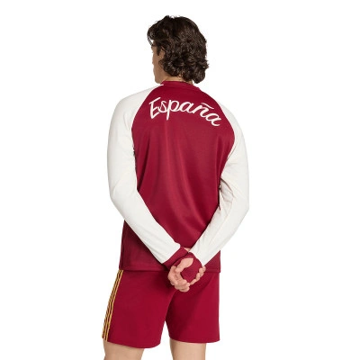 Maillot Espagne Pré-Match Extérieur M/L Coupe du Monde 2026