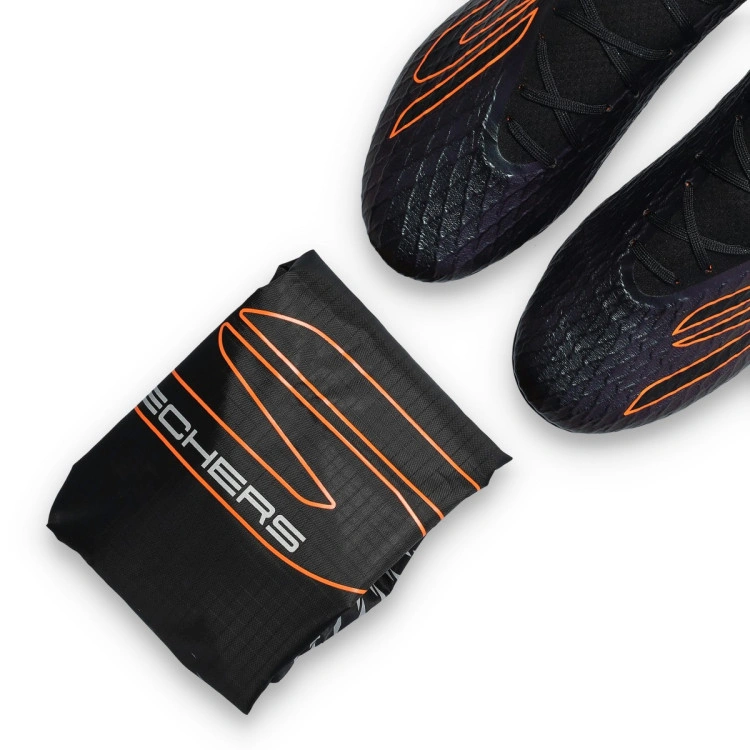 bota-skechers-diamond-sg-black-orange-6