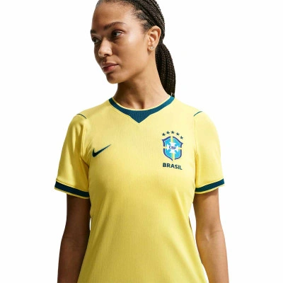 Maillot Domicile Brésil Coupe du Monde 2026 Femme