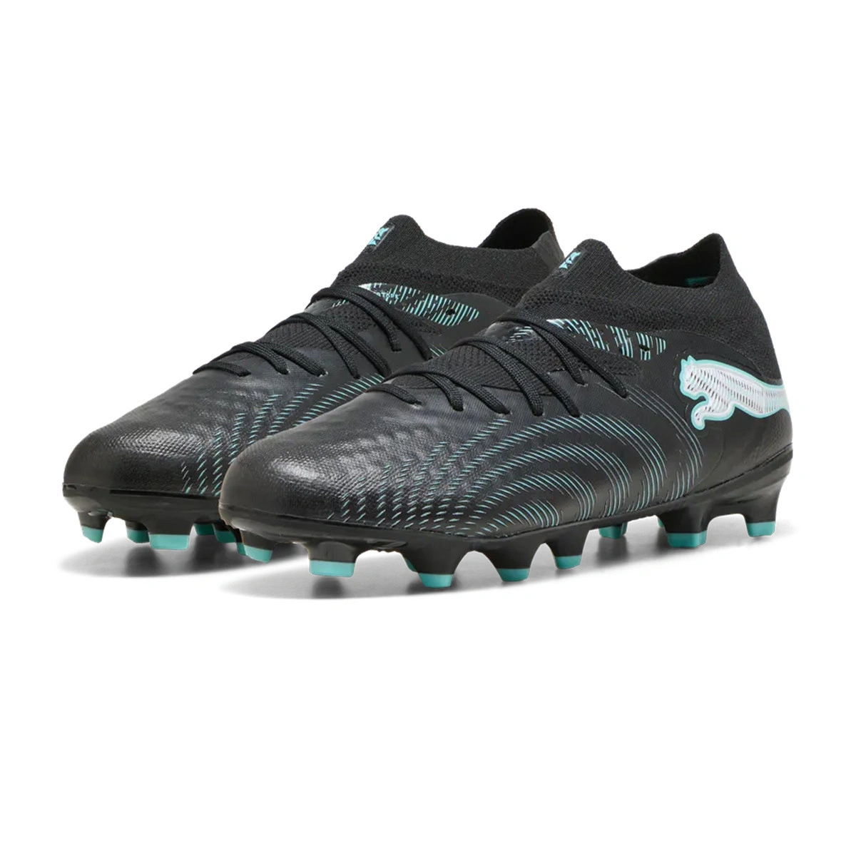 bota-puma-future-9-pro-fgag-nino-black-intense-mint-white-4