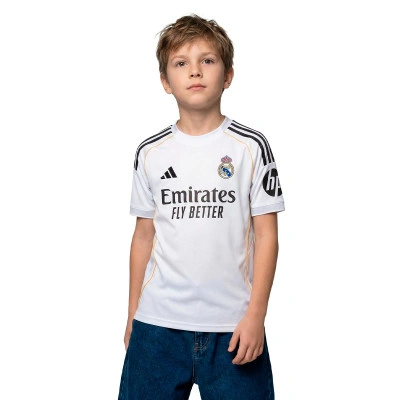 Maillot Enfant Real Madrid Domicile 2025-2026 Carvajal + Patch