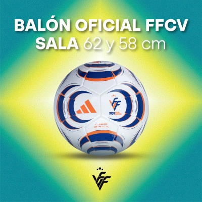 Ballon Tiro SALA FFCV 62cm y 58cm League Sala Ball