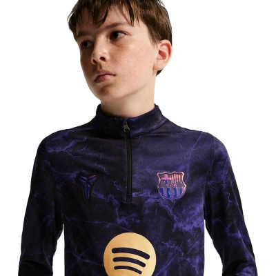 Sweat-shirt Enfant FC Barcelona Pre-Match Extérieur x Kobe 2026-2027