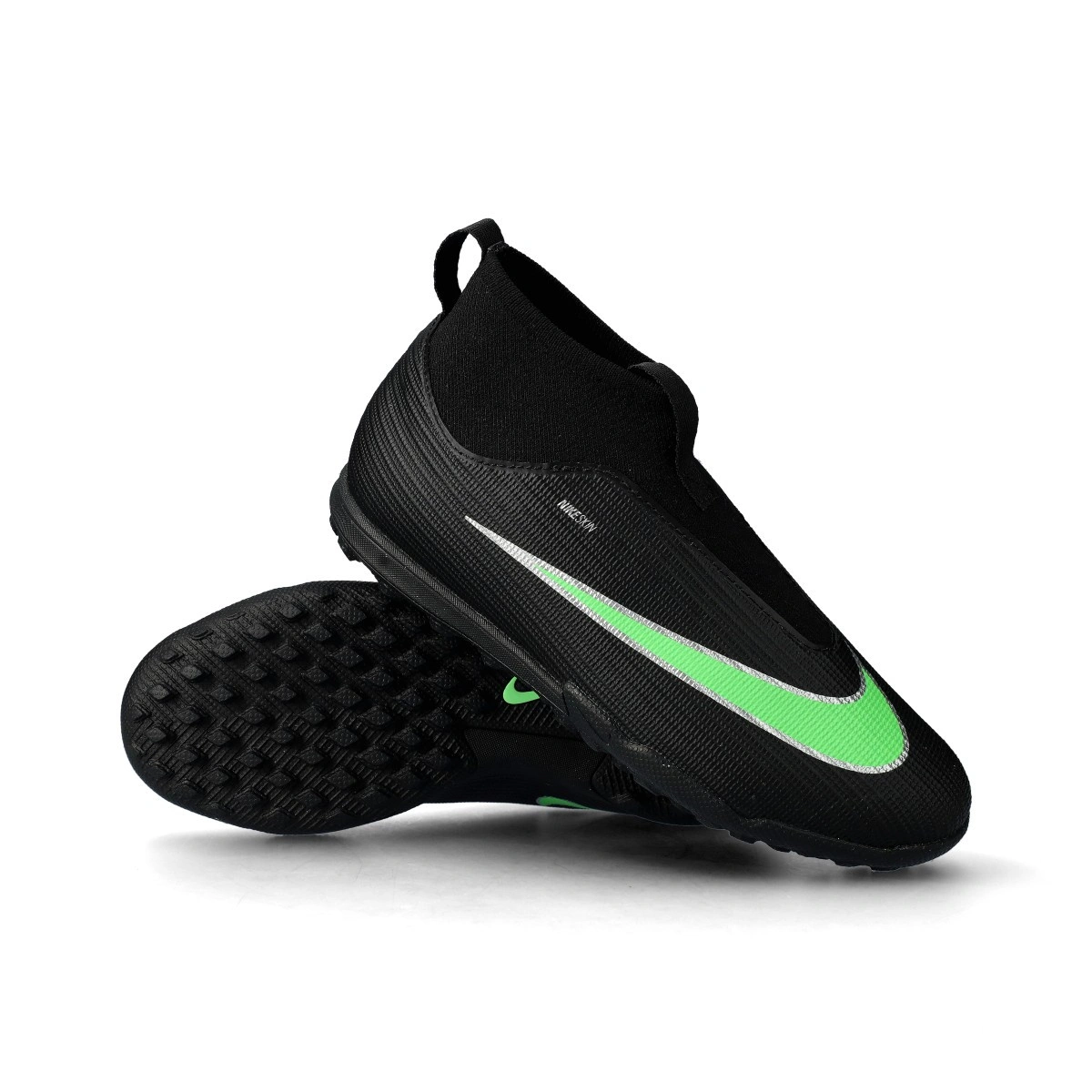 bota-nike-air-zoom-mercurial-superfly-11-academy-turf-kinder-negro-0