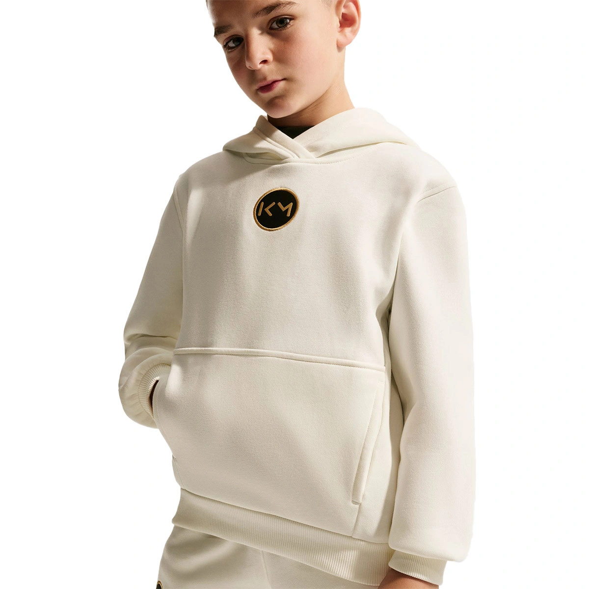sudadera-nike-club-fleece-hoody-km-ninos-sail-metallic-gold-2