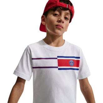 T-Shirt Enfant Psg Fanswear 2026-2027 Old Royal