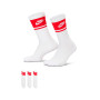 Everyday Elevated Crew (3 Pares)-white
